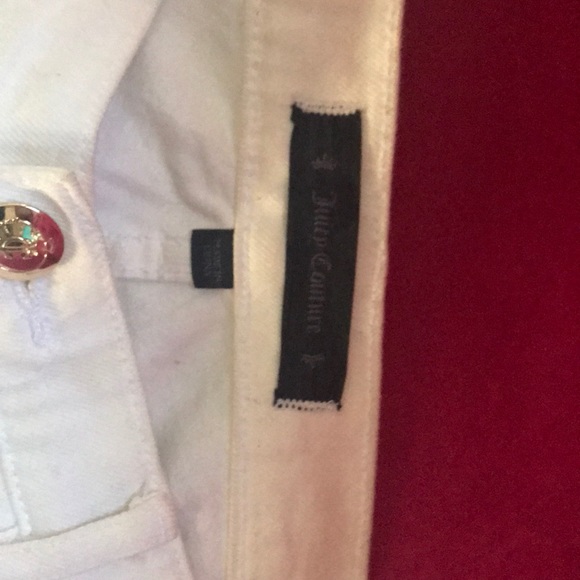 Juicy Couture White Denim Size 30 skinny jeans. - Picture 3 of 4